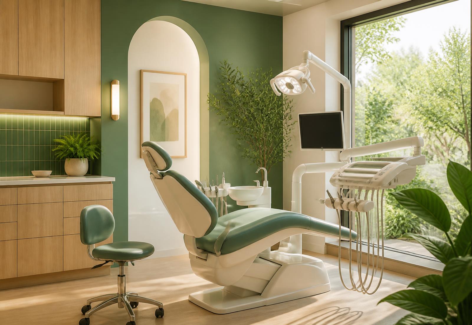 Consultorio dental con luz natural en Celaya